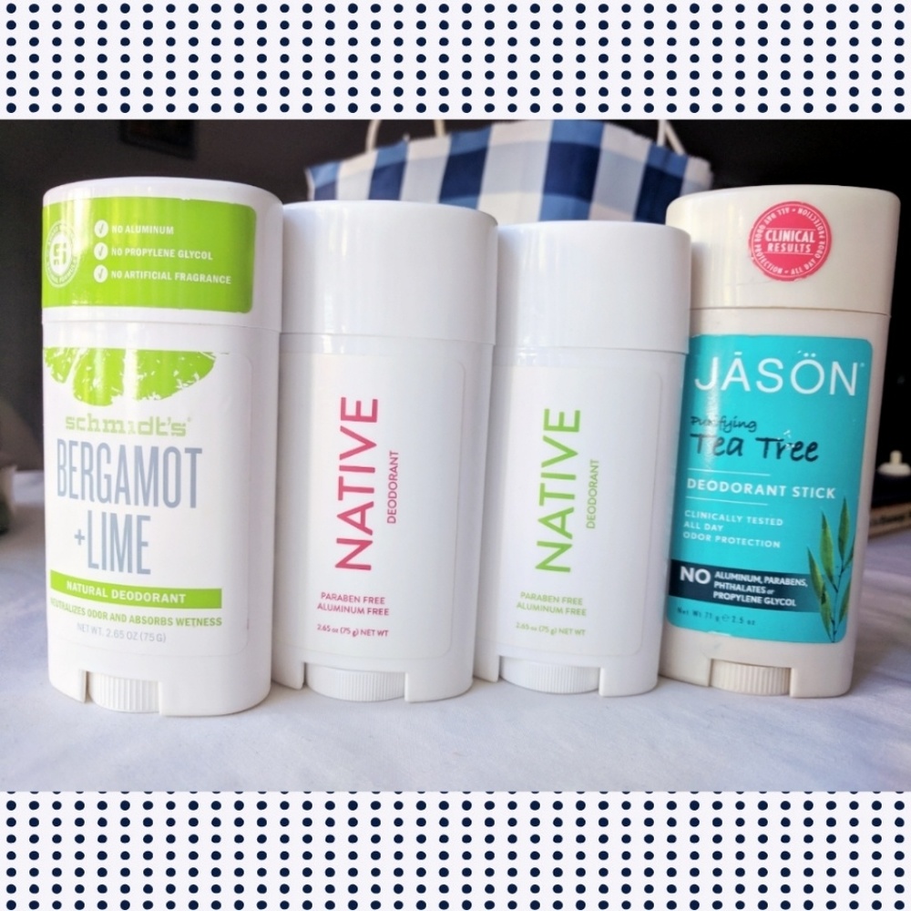 4 Natural Aluminum-Free Coconut-based Deodorants